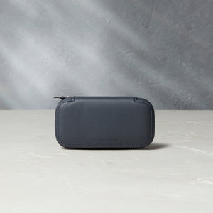 Watch Case | Monaco, two-watch pouch, midnight blue, grained leather | A Collected Man | Available World Wide