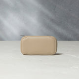 Watch Case | Monaco, two-watch pouch, linen, saffiano leather | Buy at A Collected Man | Available World Wide