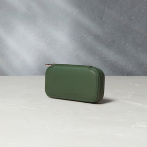 Buy Monaco, two-watch pouch, emerald, grained leather | A Collected Man | Available World Wide