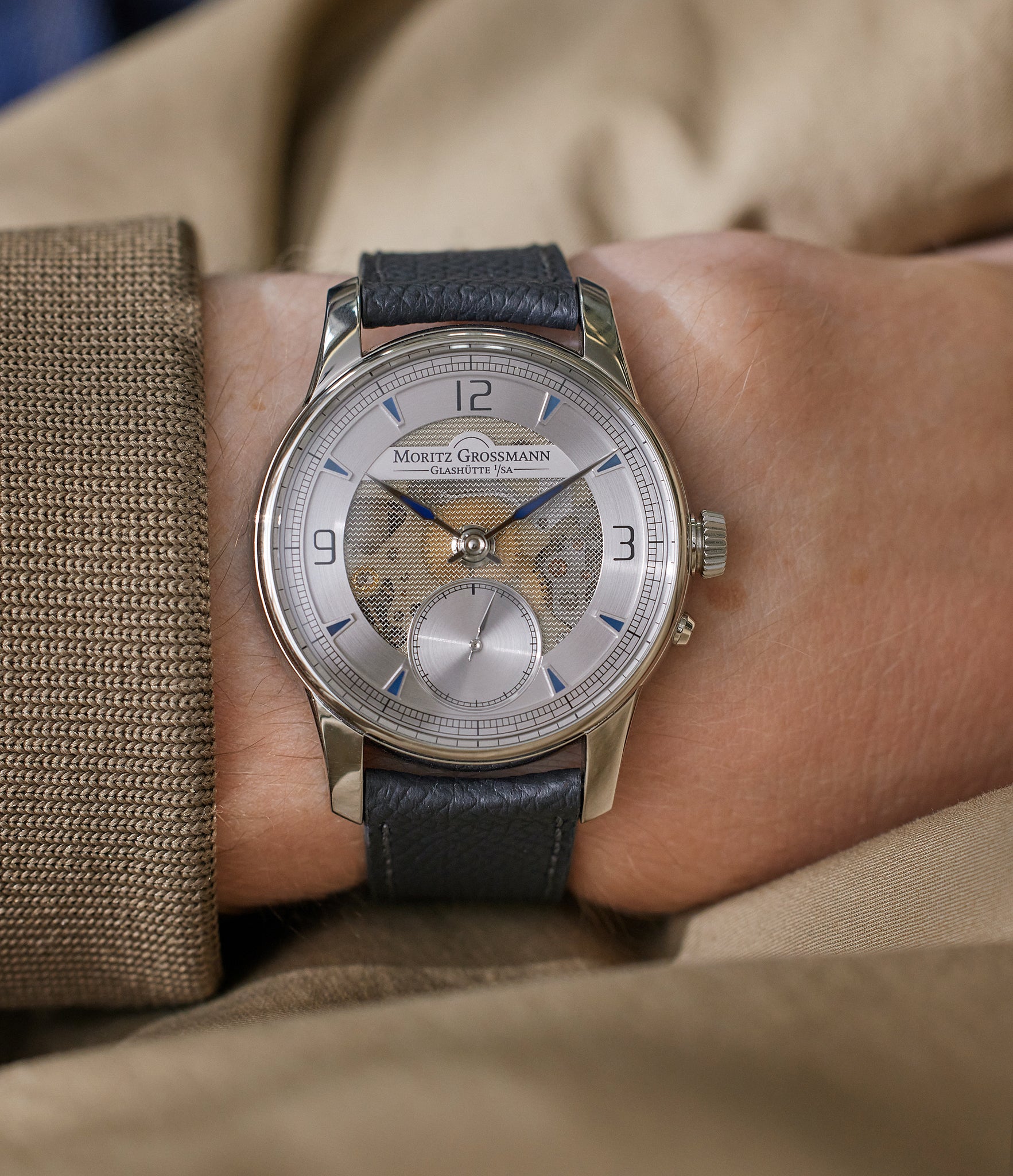 On Wrist | Moritz Grossman Atum Pure M | Stainless Steel | A Collected Man London