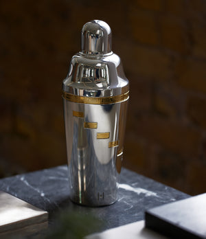 The Napier Co. Art Deco ‘Recipe’ Cocktail Shaker | Two-tone | A Collected Man London