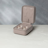 New York, four-watch box Four-watch box in fossi grey Saffiano leather | A Collected Man | Available Worldwide