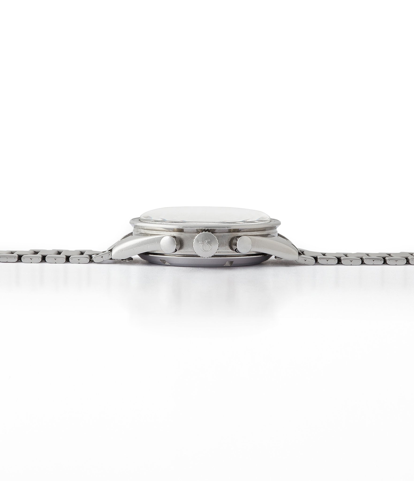 steel Speedmaster pre-professional Ed White Omega 105.003-65 steel chronograph sports watch online at A Collected Man London