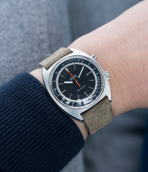sell vintage Omega Seamaster Chronostop 145.007 manual-winding Cal. 865 steel chronograph sport watch for sale online at A Collected Man London UK specialist of rare watches