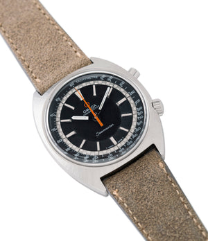 selling vintage Omega Seamaster Chronostop 145.007 manual-winding Cal. 865 steel chronograph sport watch for sale online at A Collected Man London UK specialist of rare watches