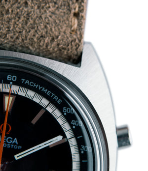 vintage Seamaster Chronostop Omega 145.007 manual-winding Cal. 865 steel chronograph sport watch for sale online at A Collected Man London UK specialist of rare watches