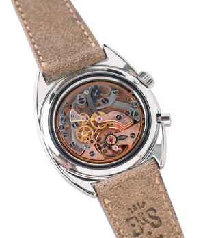 Cal. 865 vintage 145.007 Omega Seamaster Chronostop manual-winding Cal. 865 steel chronograph sport watch for sale online at A Collected Man London UK specialist of rare watches