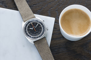 Omega Seamaster Chronostop 145.007 manual-winding Cal. 865 steel chronograph sport watch for sale online at A Collected Man London UK specialist of rare watches