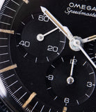 Pre-Professional Ed White Omega Speedmaster 105003 steel vintage chronograph 7912 flat-link bracelet for sale online at A Collected Man UK specialist of rare vintage watches