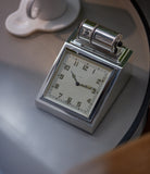 Silver Desk Clock | 8 Day