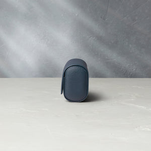 Paris, three-watch roll, midnight blue, saffiano leather | Buy at A Collected Man | Available Worldwide