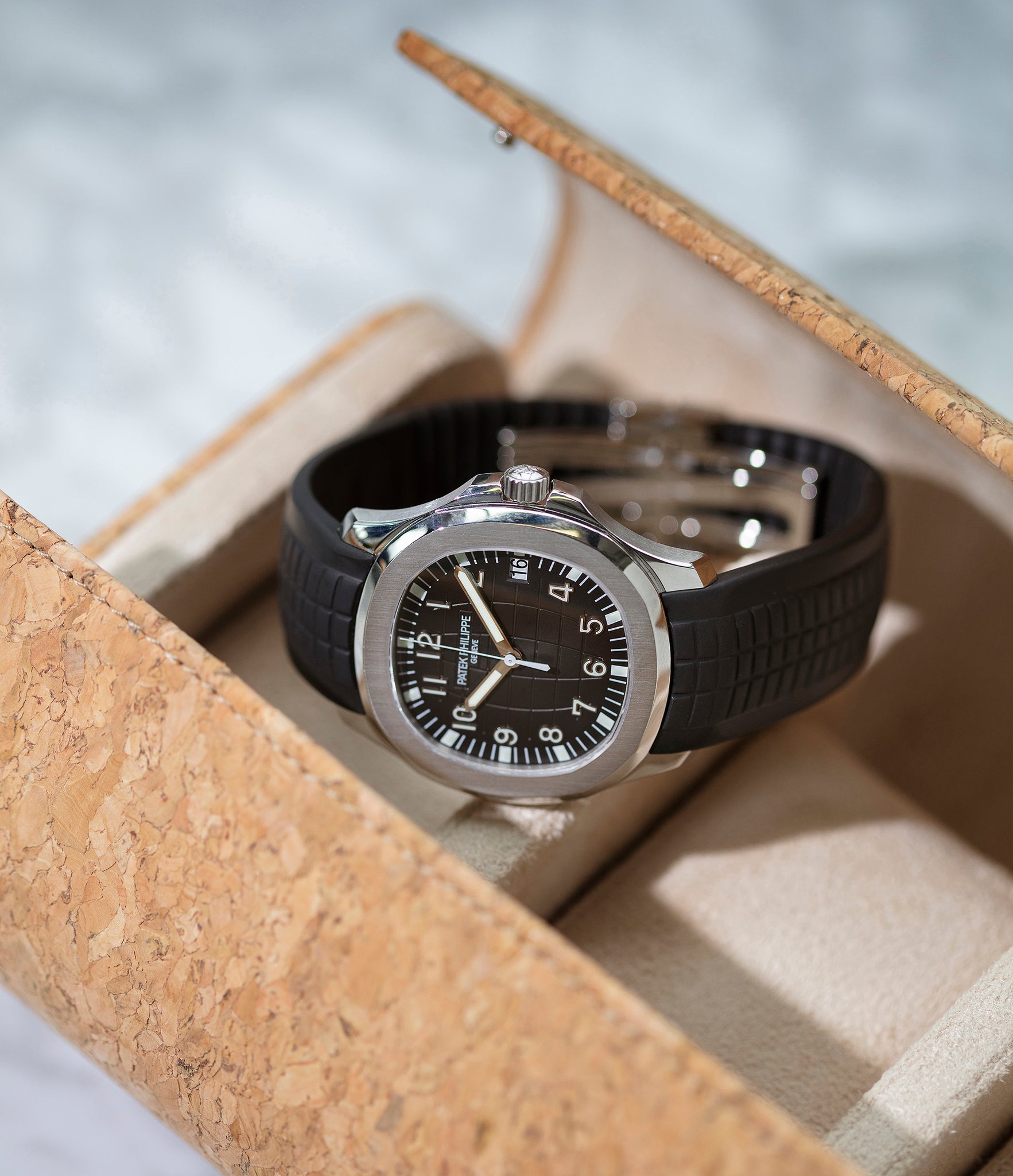 Paris, three-watch roll, cork, cork | Buy A Collected Man Accessories