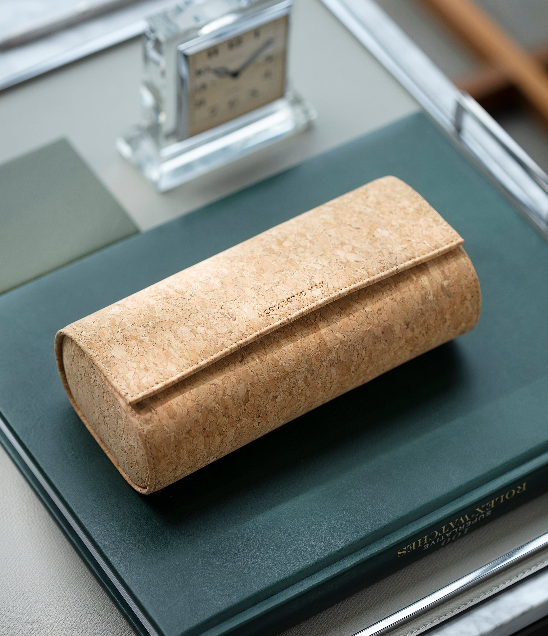 Paris, three-watch roll, cork, cork | Buy A Collected Man Accessories