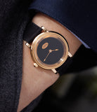 Parmigiani Fleurier Toric Classic | Black Dial | On Wrist | Yellow Gold | A Collected Man | Available Worldwide