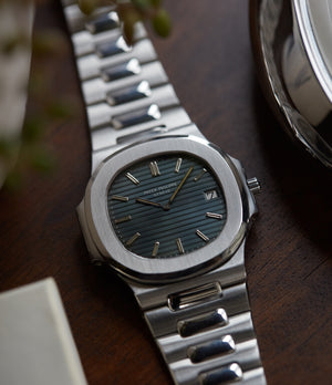 men's luxury dress sports watch 3700/001 Nautilus Patek Philippe vintage watch for sale online at A Collected Man London UK specialist of rare watches