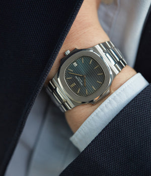 preowned 3700/001 Nautilus Patek Philippe vintage watch for sale online at A Collected Man London UK specialist of rare watches