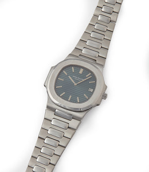 for sale 3700/001 Patek Philippe Nautilus full set vintage watch for sale online at A Collected Man London UK specialist of rare watches