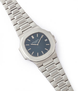 find Patek Philippe Nautilus 3700/001A steel sport watch full set for sale online at A Collected Man London UK specialist of rare vintage watches