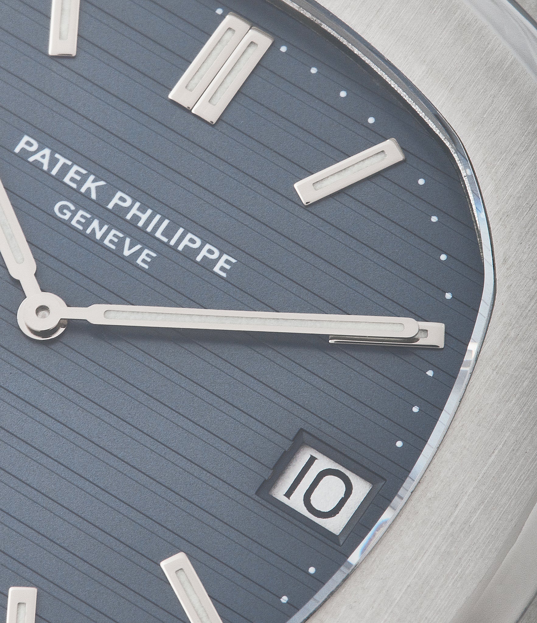 blue dial vintage Patek Philippe Nautilus 3700/001A steel sport watch full set for sale online at A Collected Man London UK specialist of rare vintage watches