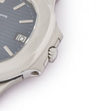 3700/001A Patek Philippe Nautilus steel sport watch full set for sale online at A Collected Man London UK specialist of rare vintage watches