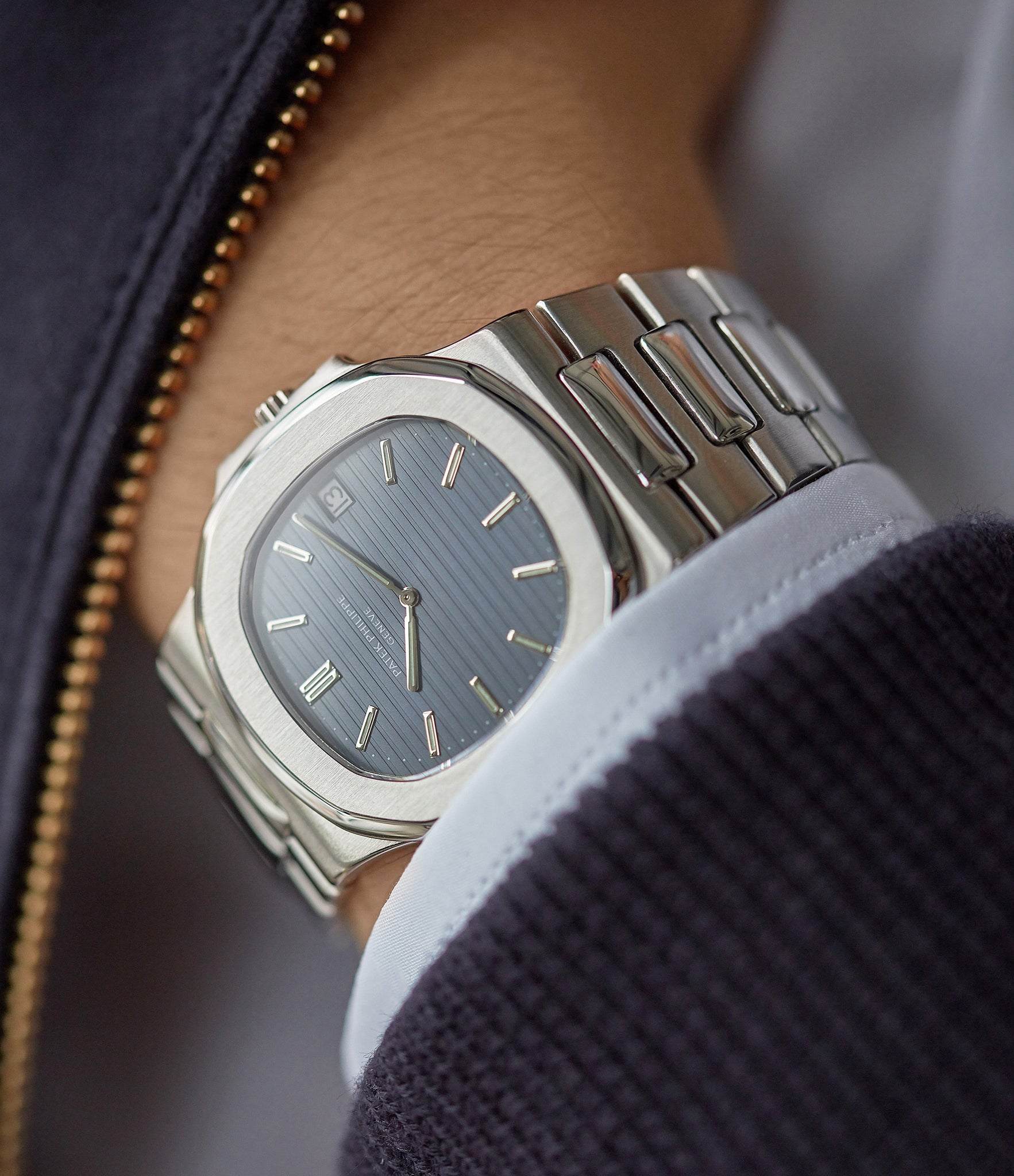 Patek Philippe Nautilus 3700/001A steel sport watch full set for sale online at A Collected Man London UK specialist of rare vintage watches