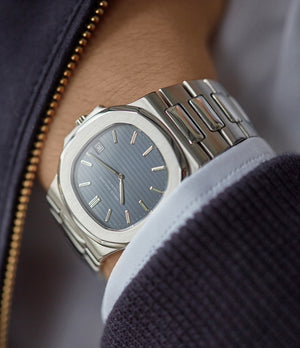 Patek Philippe Nautilus 3700/001A steel sport watch full set for sale online at A Collected Man London UK specialist of rare vintage watches