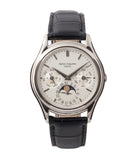 buy Patek Philippe 3940G Perpetual Calendar vintage rare watch English dial for sale online at A Collected Man London UK specialist of rare watches