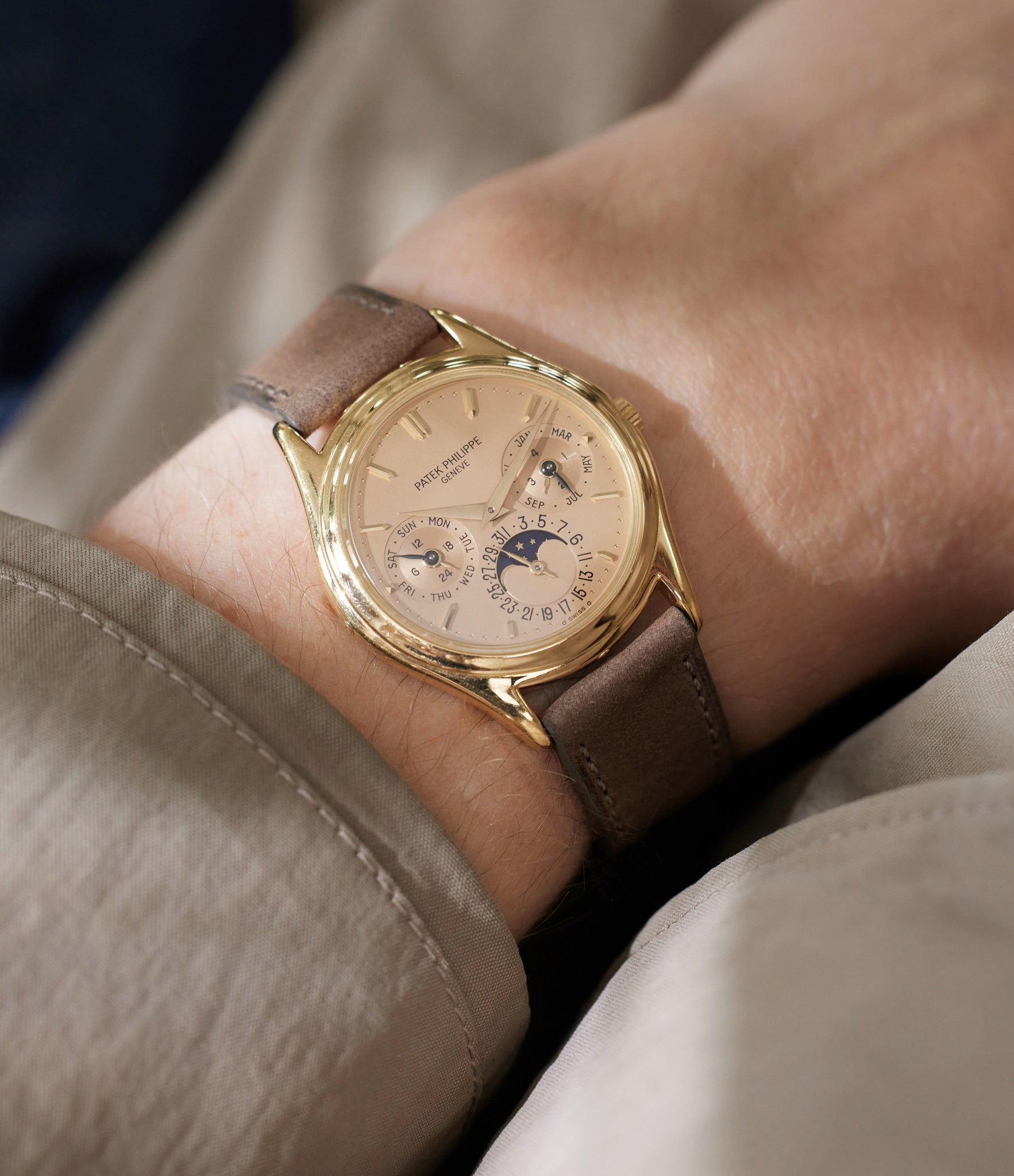 3940J doré dial | Perpetual Calendar | Yellow Gold