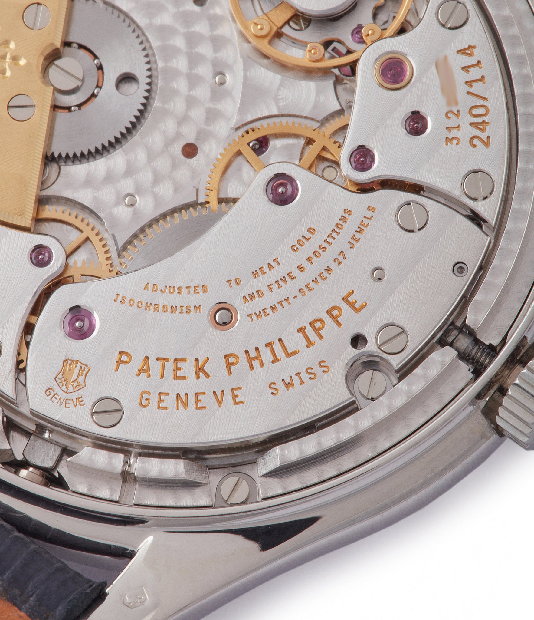 movement Patek Philippe 3940P platinum perpetual calendar rare dress watch full set for sale online at A Collected Man London UK specialist of rare watches