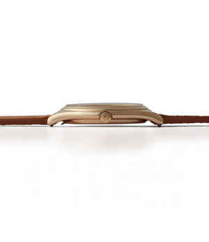 yellow gold Patek Philippe 3940J first series perpetual calendar dress watch for sale online at A Collected Man London
