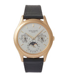 Patek Philippe Complications Perpetual Calendar 3940J first series yellow gold dress watch for sale online at A Collected Man London