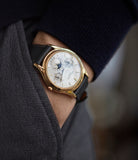 automatic Patek Philippe 3940J first series yellow gold perpetual calendar dress watch for sale online at A Collected Man London