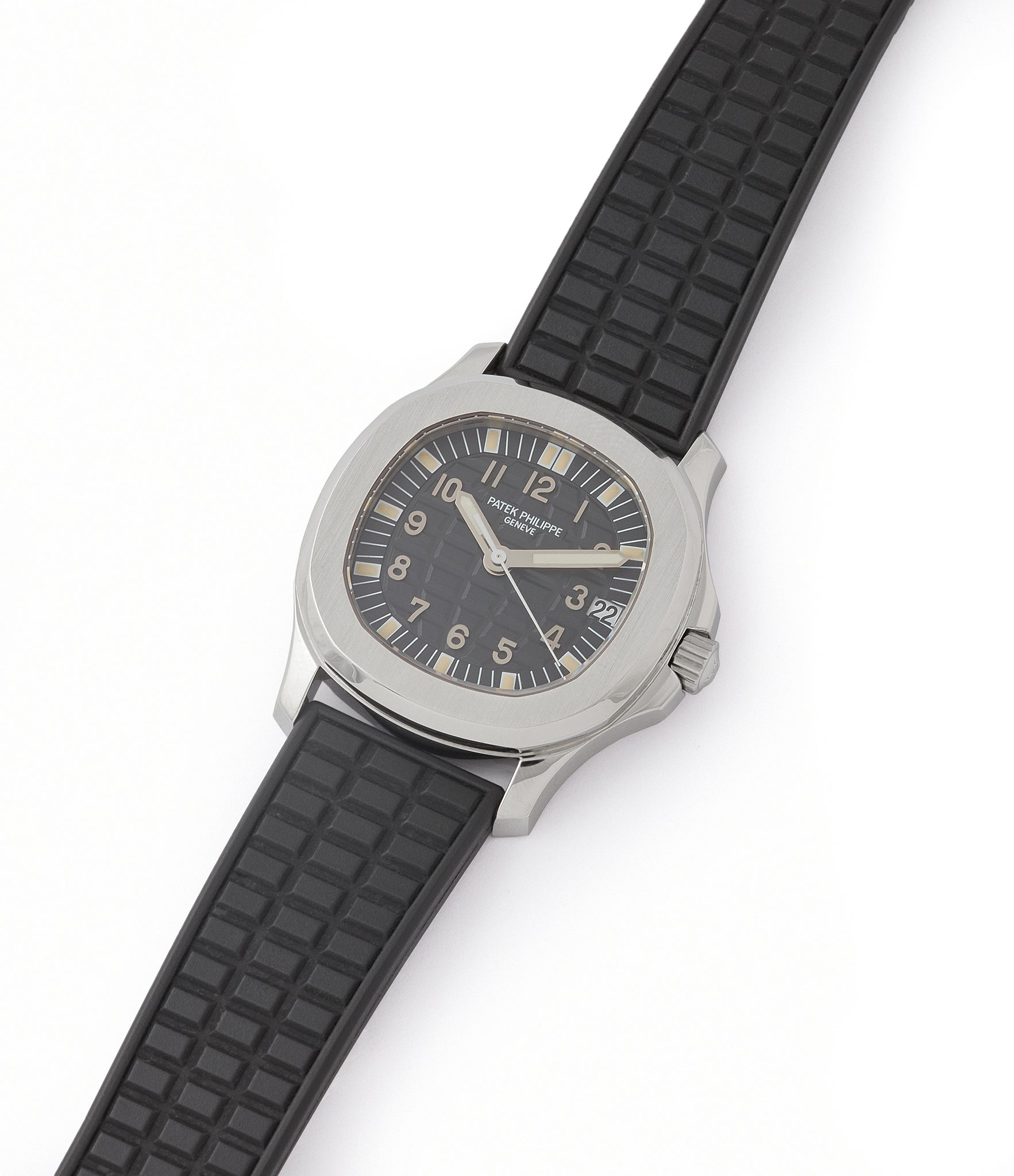 selling Patek Philippe Aquanaut 5066A-001 steel sport watch rubber strap for sale online at A Colleted Man London UK specialist of rare watches