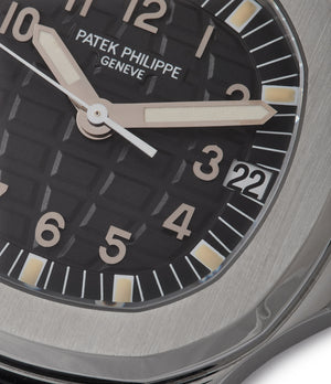 shop Patek Philippe Aquanaut 5066A-001 steel sport watch rubber strap for sale online at A Colleted Man London UK specialist of rare watches
