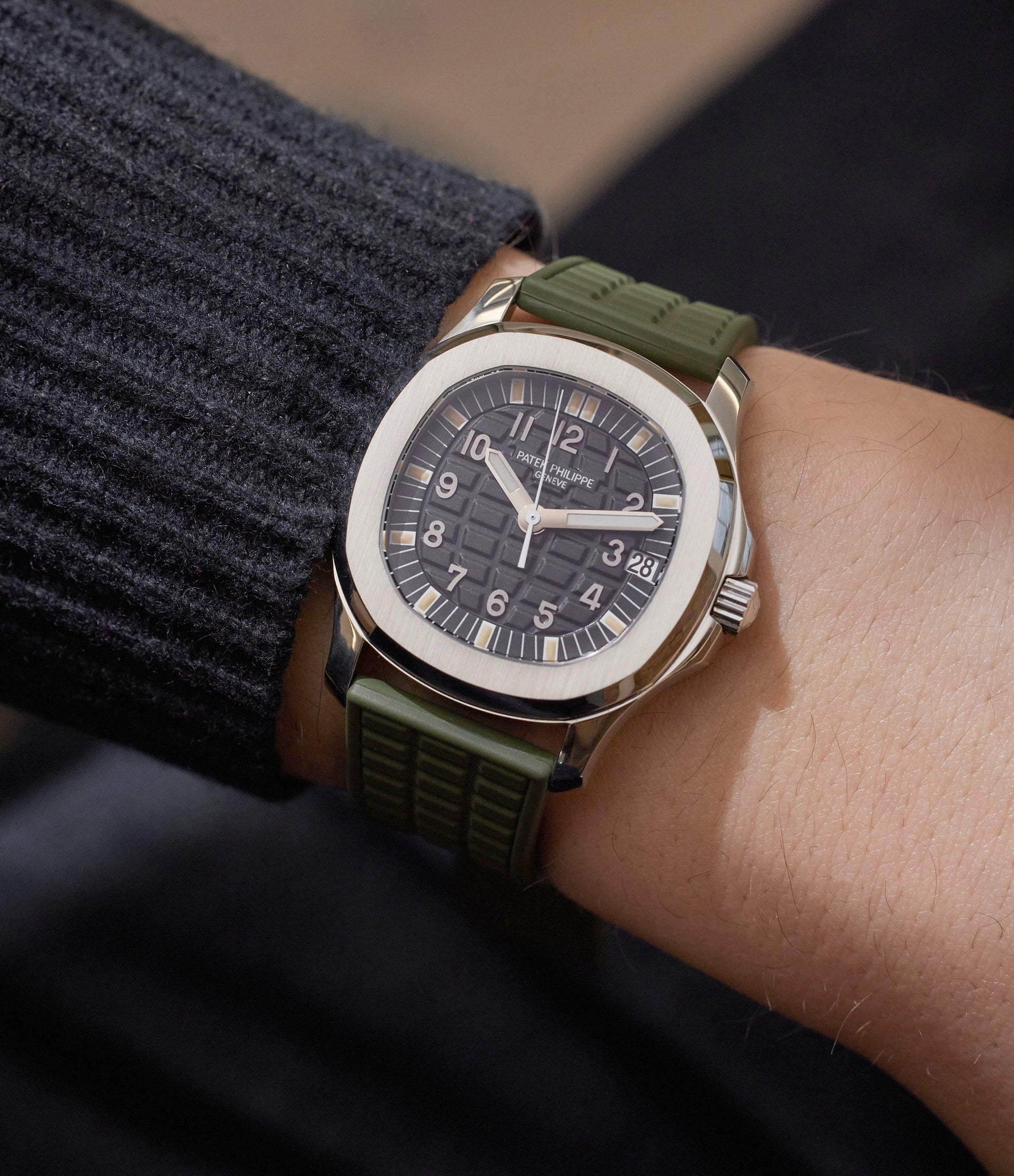 Patek Philippe Aquanaut 5066 in Steel, available to buy now from A Collected Man, London