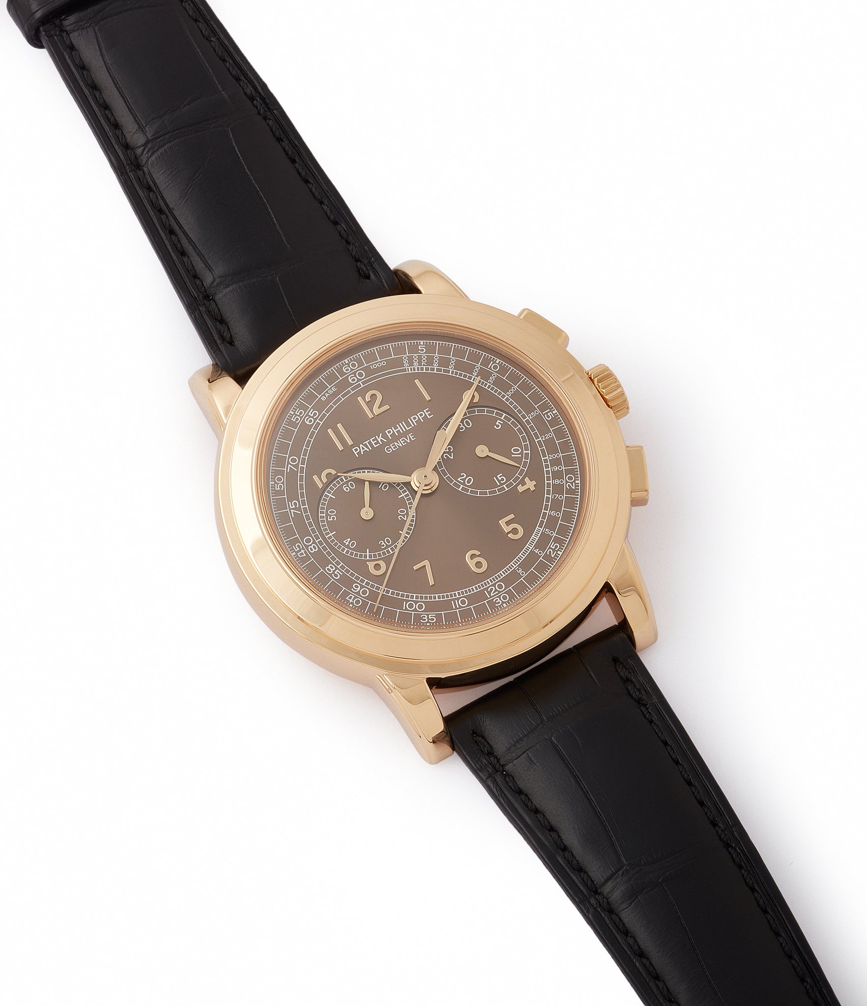 selling pre-owned Patek Philippe 5070J-012 Saatchi Edition Chronograph yellow gold watch for sale online at A Collected Man London UK specialist of rare watches