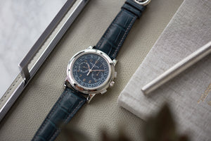 5070P platinum Patek Philippe Chronograph rare luxury watch for sale online at A Collected Man London UK specialist of rare watches