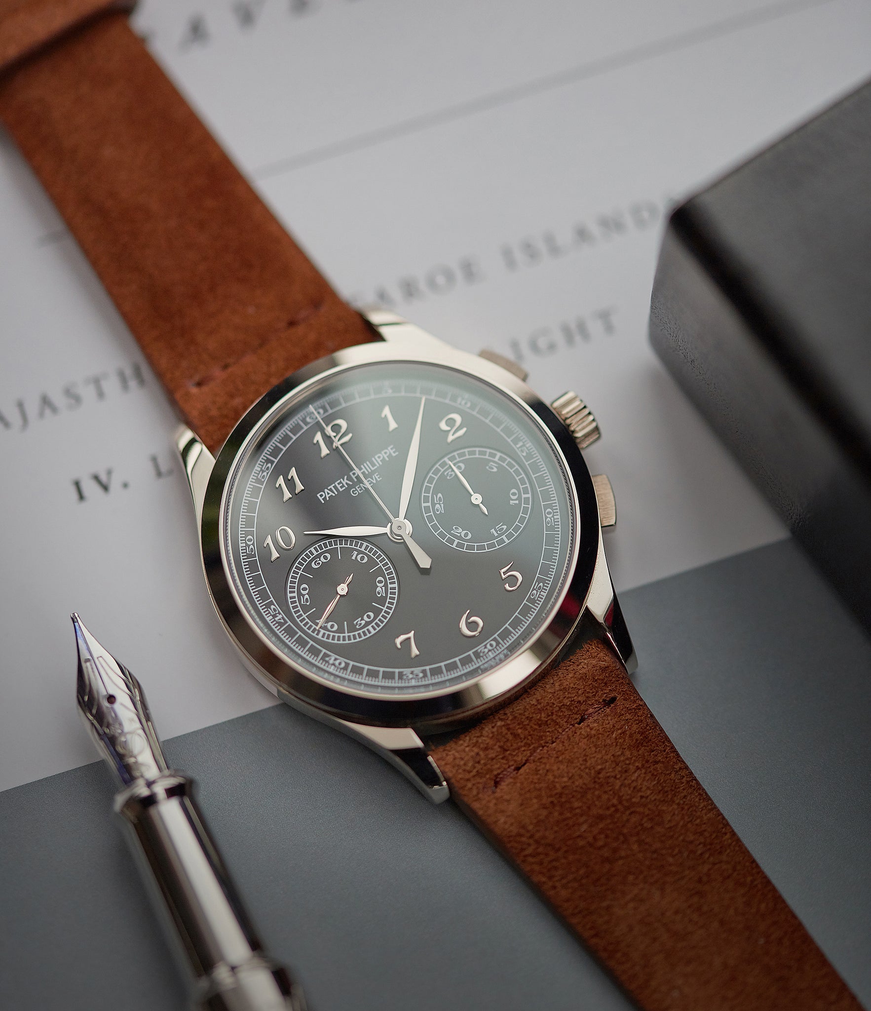 suede watch strap in sierra brown | Buy luxury watch strap
