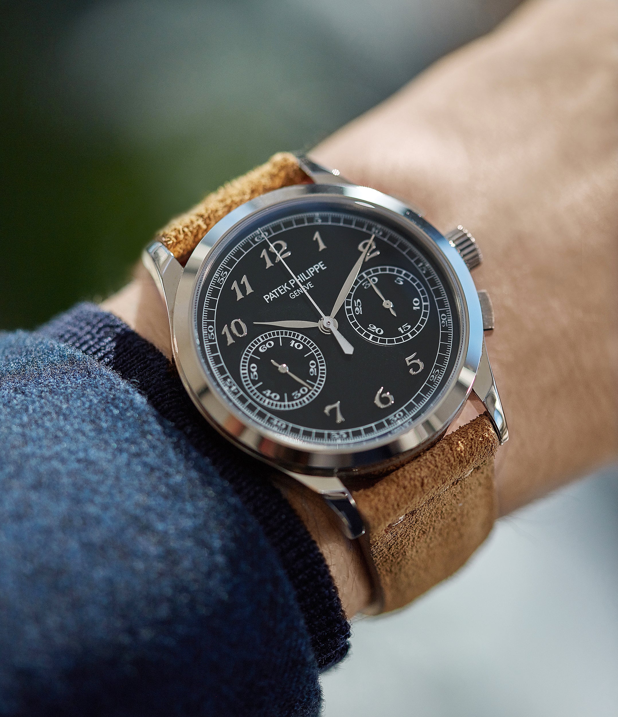 Buy Patek Philippe 5170G-010 Chronograph black dial pre-owned watch – A ...