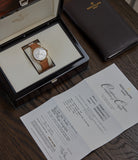 pre-owned Patek Philippe 5170J-001 Chronograph yellow gold dress watch for sale online at A Collected Man London UK specialist of rare watches