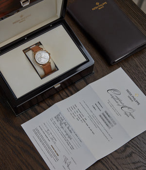 pre-owned Patek Philippe 5170J-001 Chronograph yellow gold dress watch for sale online at A Collected Man London UK specialist of rare watches