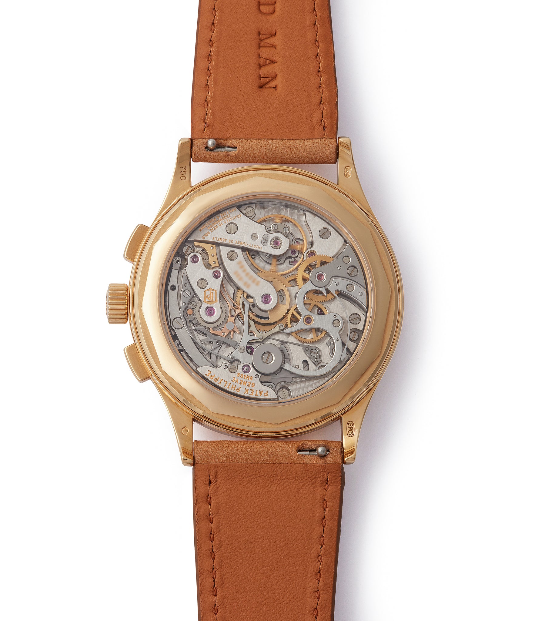 manual-winding CH 29 Patek Philippe 5170J-001 Chronograph yellow gold dress pre-owned watch for sale online at A Collected Man London UK specialist of rare watches