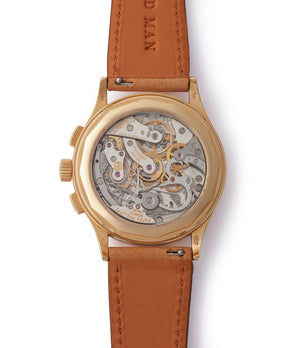 manual-winding CH 29 Patek Philippe 5170J-001 Chronograph yellow gold dress pre-owned watch for sale online at A Collected Man London UK specialist of rare watches