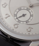 selling Patek Philippe Calatrava 5196P-001 Tiffany-signed manual-winding platinum pre-owned watch for sale online at A Collected Man London UK specialist of rare watches