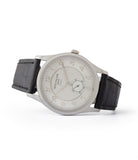 sell your Patek Philippe Calatrava 5196P-001 Tiffany-signed manual-winding platinum pre-owned watch for sale online at A Collected Man London UK specialist of rare watches