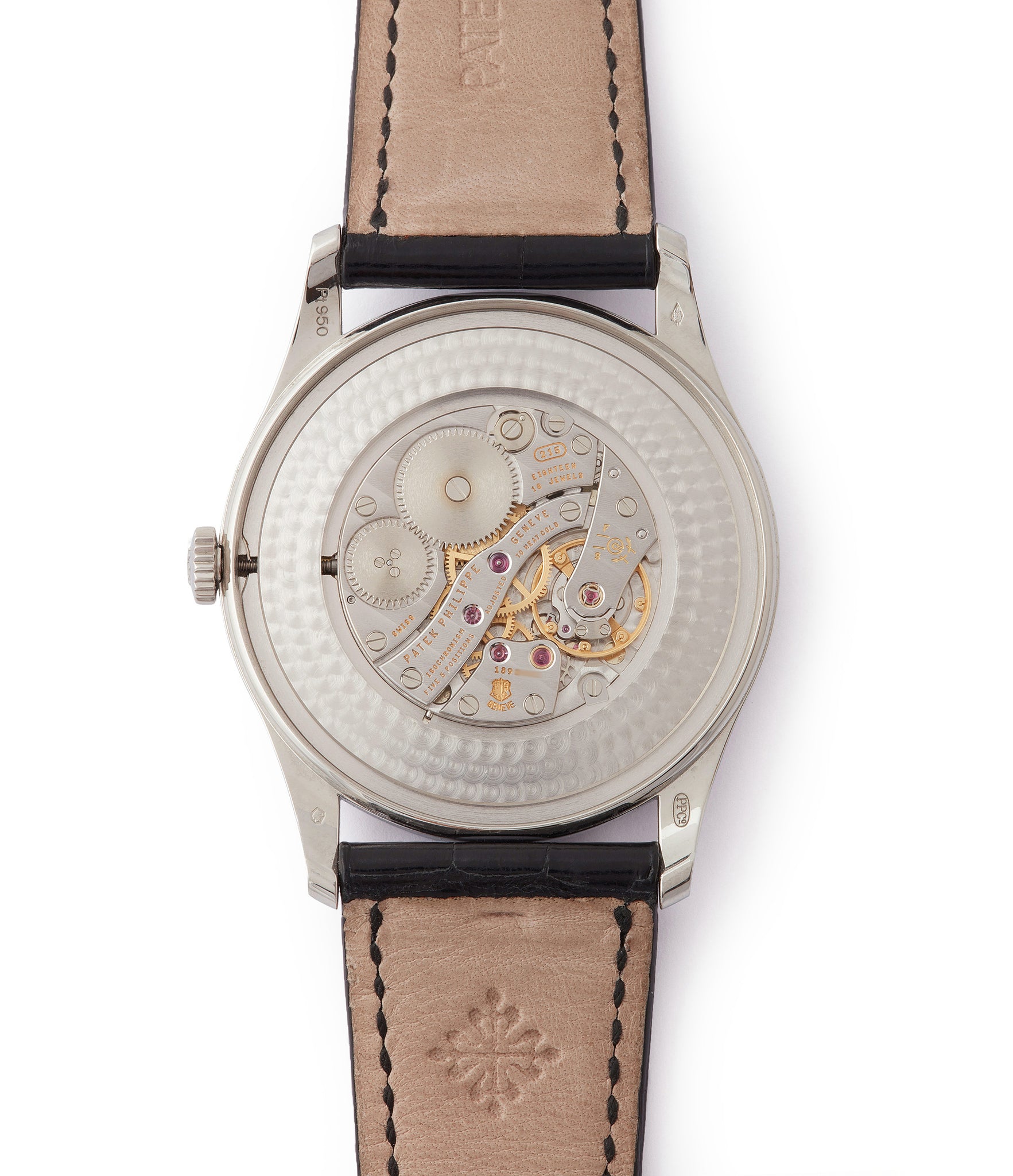 buying Patek Philippe Calatrava 5196P-001 Tiffany-signed manual-winding platinum pre-owned watch for sale online at A Collected Man London UK specialist of rare watches