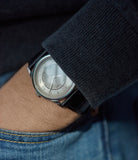 wristwatch Patek Philippe Calatrava 5196P-001 Tiffany-signed manual-winding platinum pre-owned watch for sale online at A Collected Man London UK specialist of rare watches