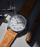 men's luxury dress watch Patek Philippe 5196P Calatrava time-only platinum men's dress watch for sale online at A Collected Man London UK specialist of rare watches