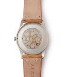 Cotes de Geneve and Geneva Seal Patek Philippe 5196P Calatrava time-only platinum men's dress watch for sale online at A Collected Man London UK specialist of rare watches
