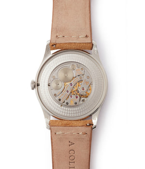 Cotes de Geneve and Geneva Seal Patek Philippe 5196P Calatrava time-only platinum men's dress watch for sale online at A Collected Man London UK specialist of rare watches